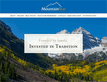 Tablet Screenshot of mountainstarcapital.com